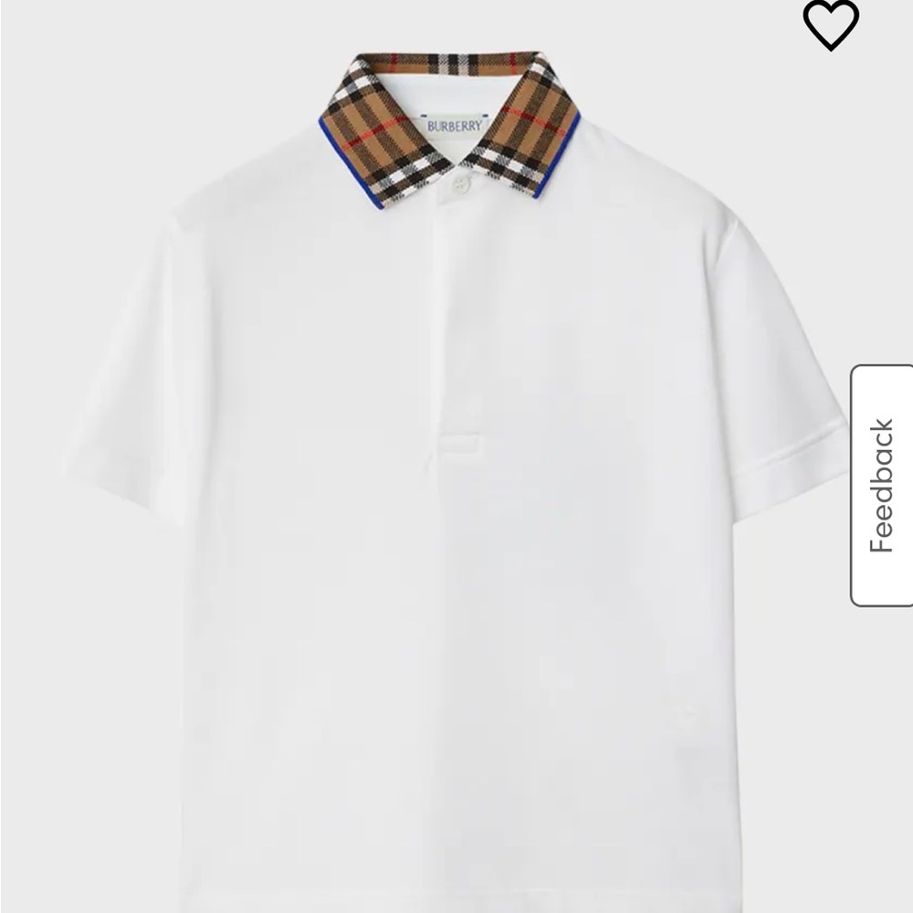 Burberry Boy's Johane Polo Check Shirt